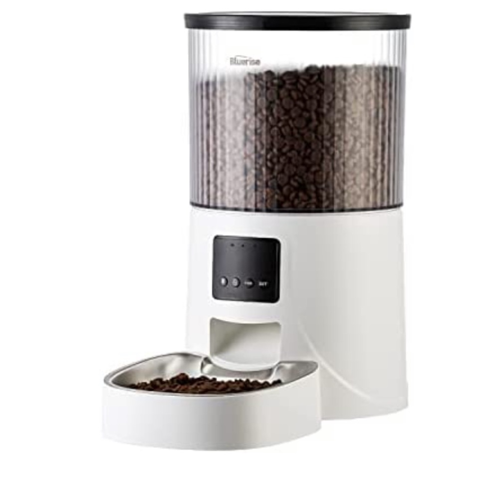 Automatic Cat Feeder 4L Dog Feeder Pet Food Dispenser Clog-Free Design